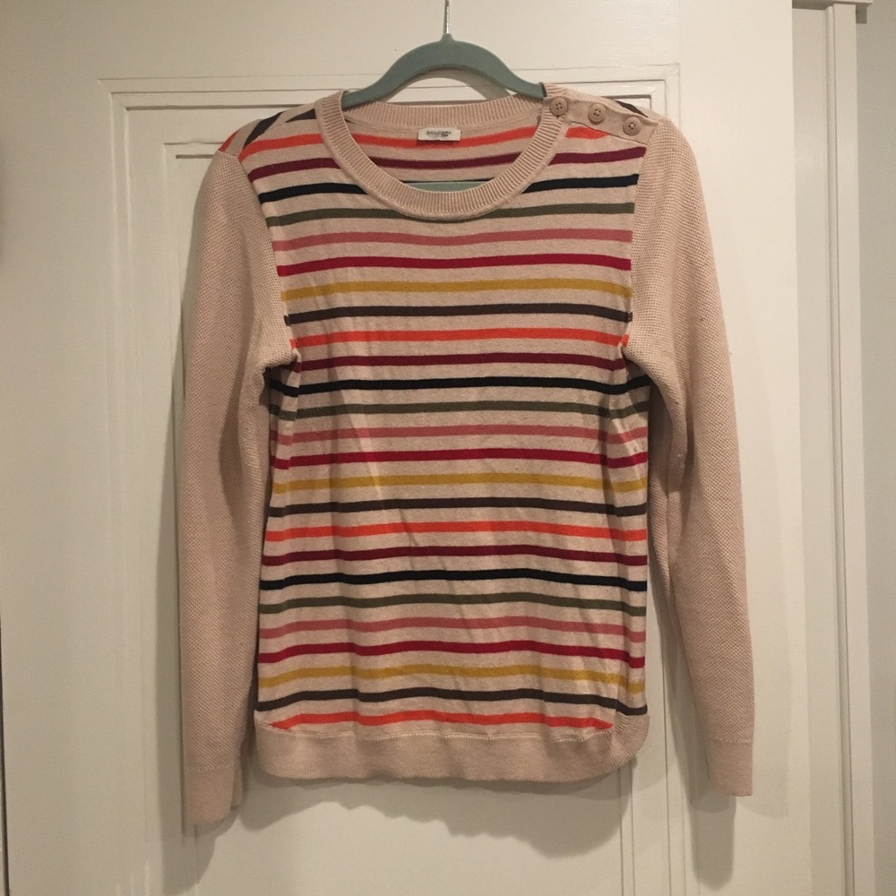 Multicolor Stripe Sweater - perfect for Fall! 🍁